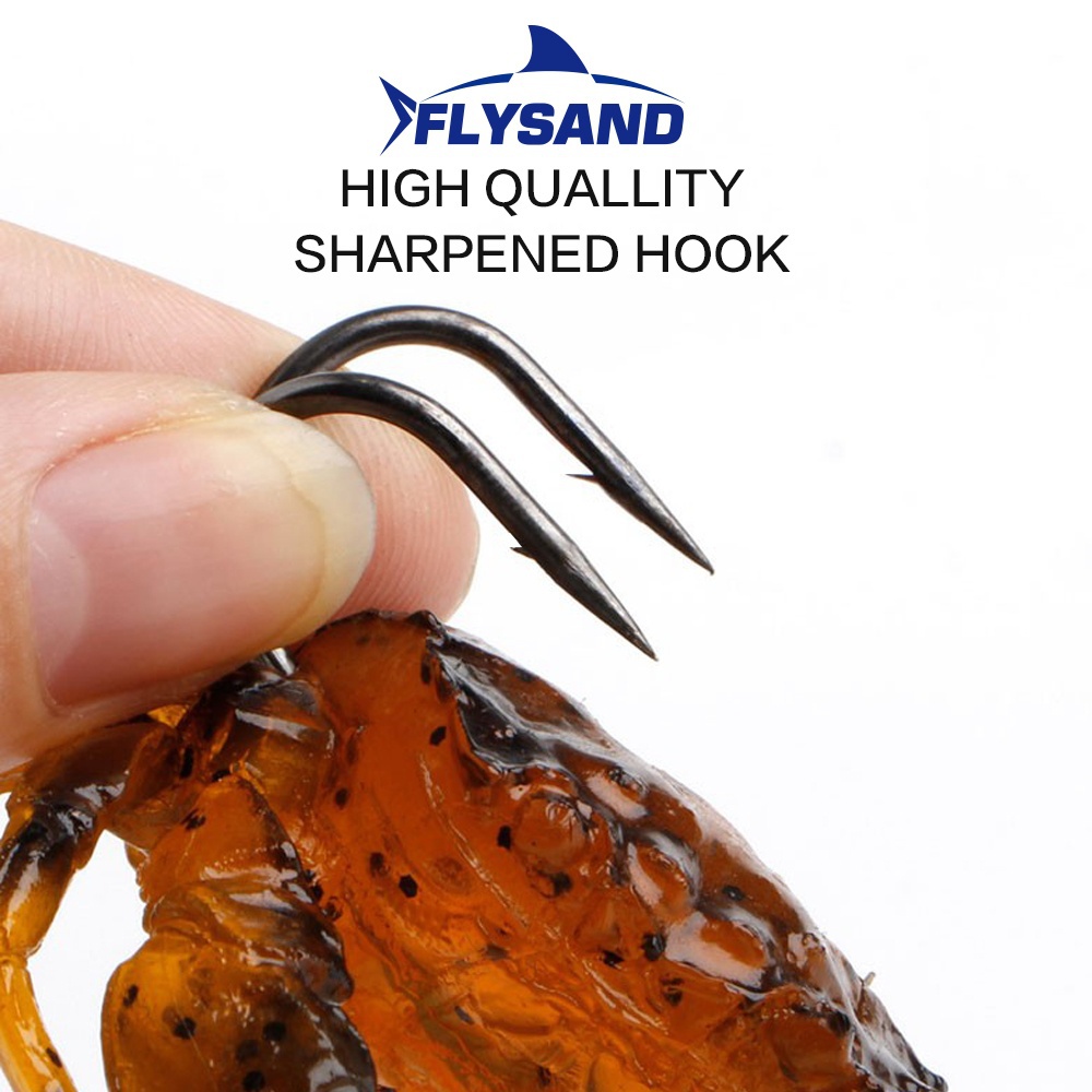 FLYSAND Bionic Crab Silicone S - Fishing Lure Soft Plastic ulasan dan harga