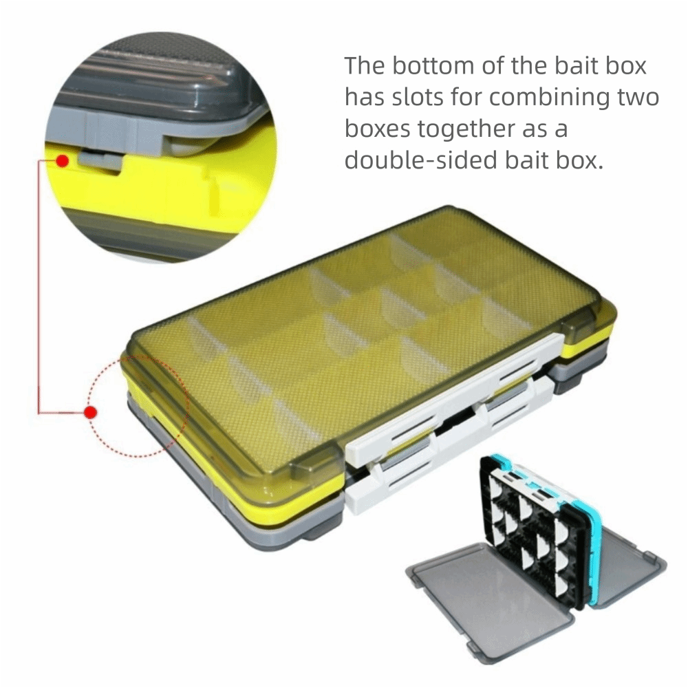 Double Side Fishing Tackle Box - Fishing Lure Spinner ulasan dan harga