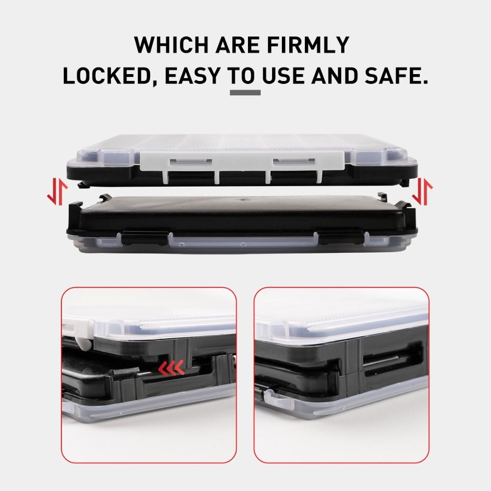 Double Side Fishing Tackle Box - Fishing Lure Spinner ulasan dan harga