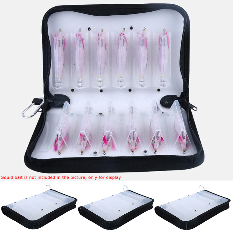 Plastic Transparent Visual Squ - Fishing Lure Jig ulasan dan harga