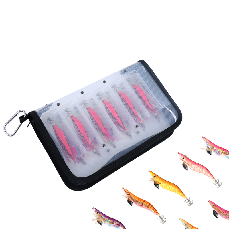 Plastic Transparent Visual Squ - Fishing Lure Jig ulasan dan harga