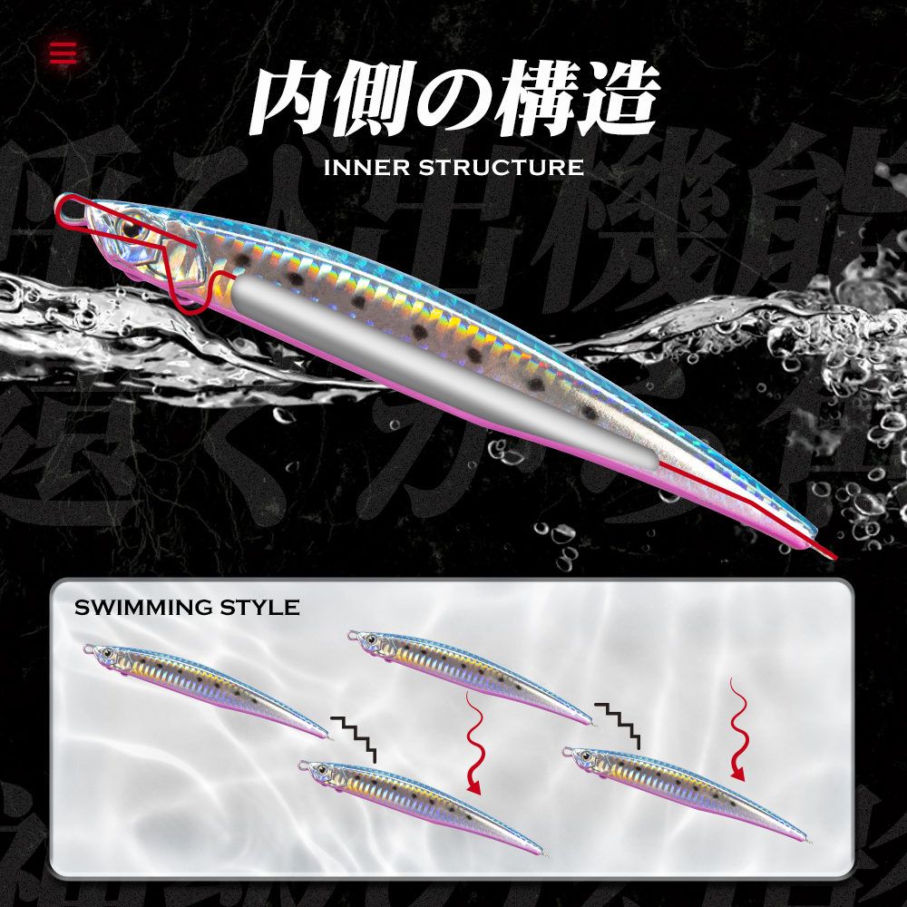 Hunthouse fishing Press heavy  - Fishing Lure Jerkbait ulasan dan harga