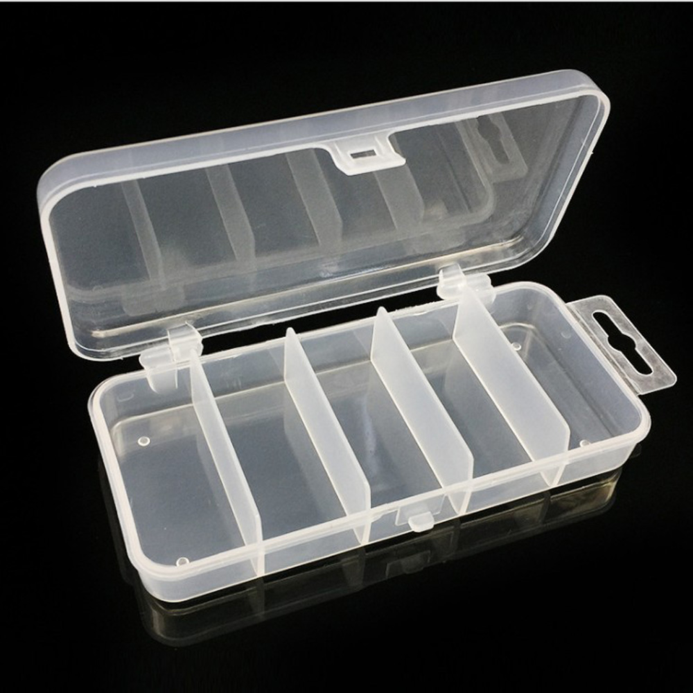 1pcs Transparent Plastic Stora - Fishing Lure Spoon ulasan dan harga