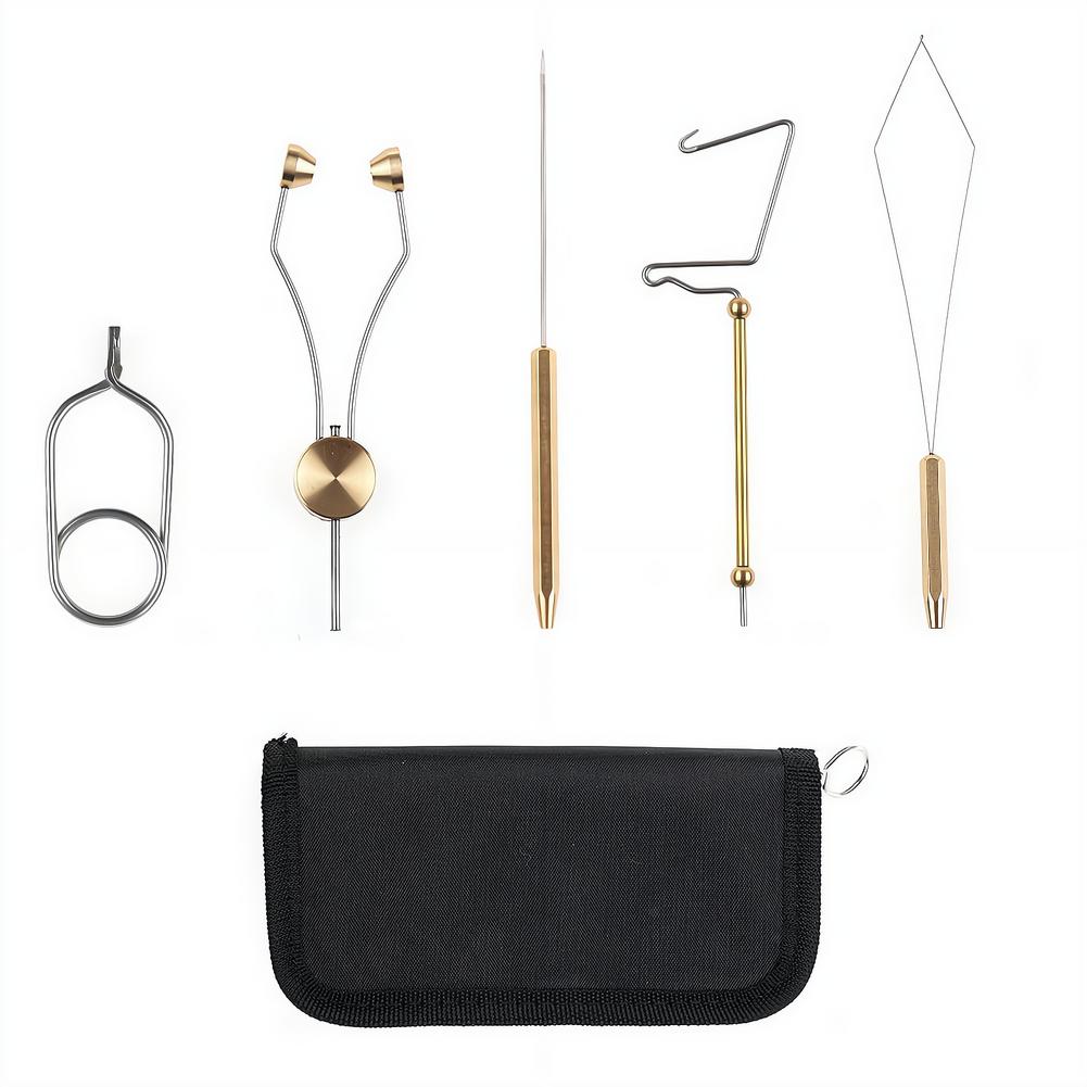 5 In 1 Fly Tying Tools Kit Fly - Fishing Lure Kit ulasan dan harga