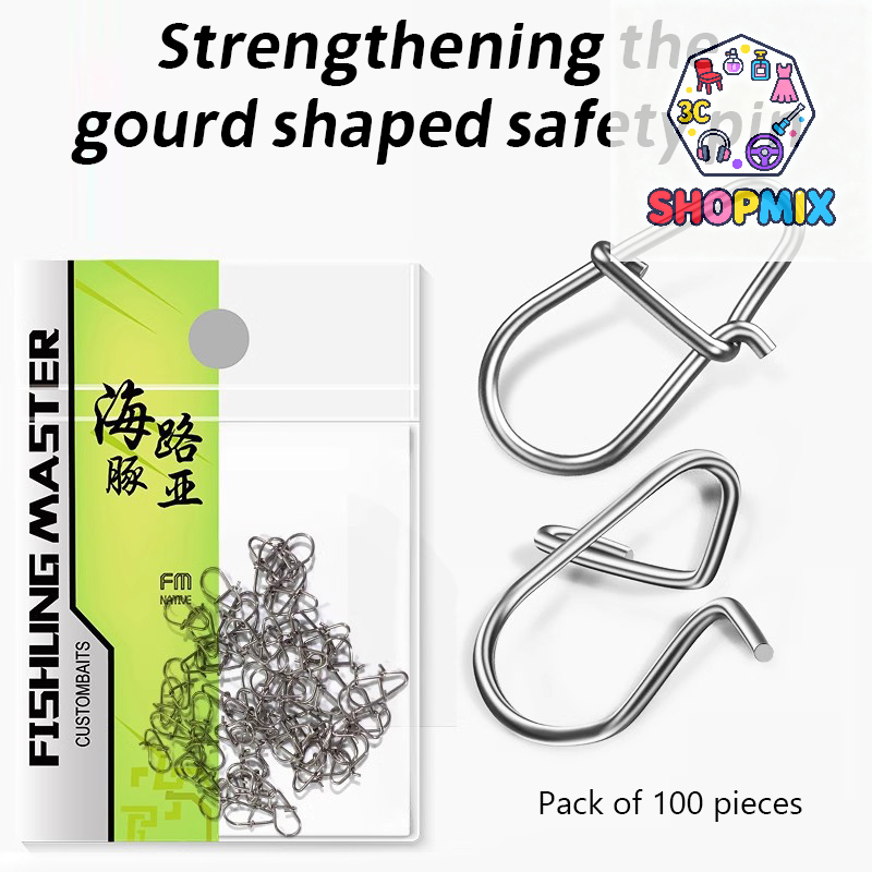 100Pcs Fishing Clips Fast Cran - Fishing Lure Kit ulasan dan harga