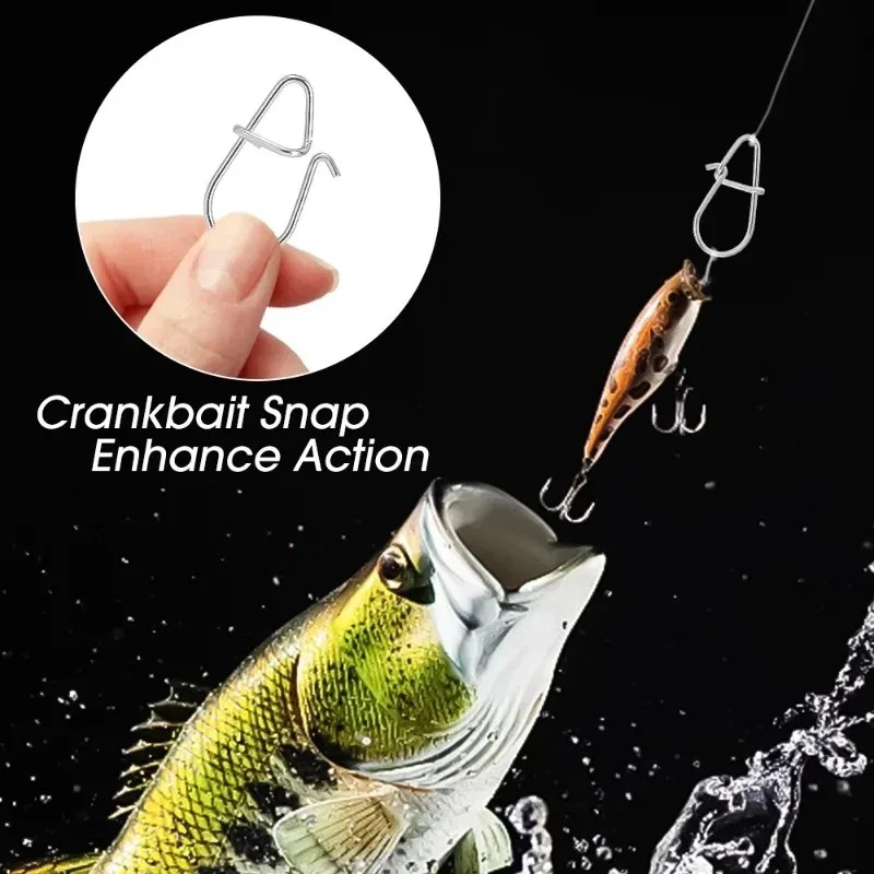 100/200PCS Stainless Steel Fis - Fishing Lure Accessories ulasan dan harga