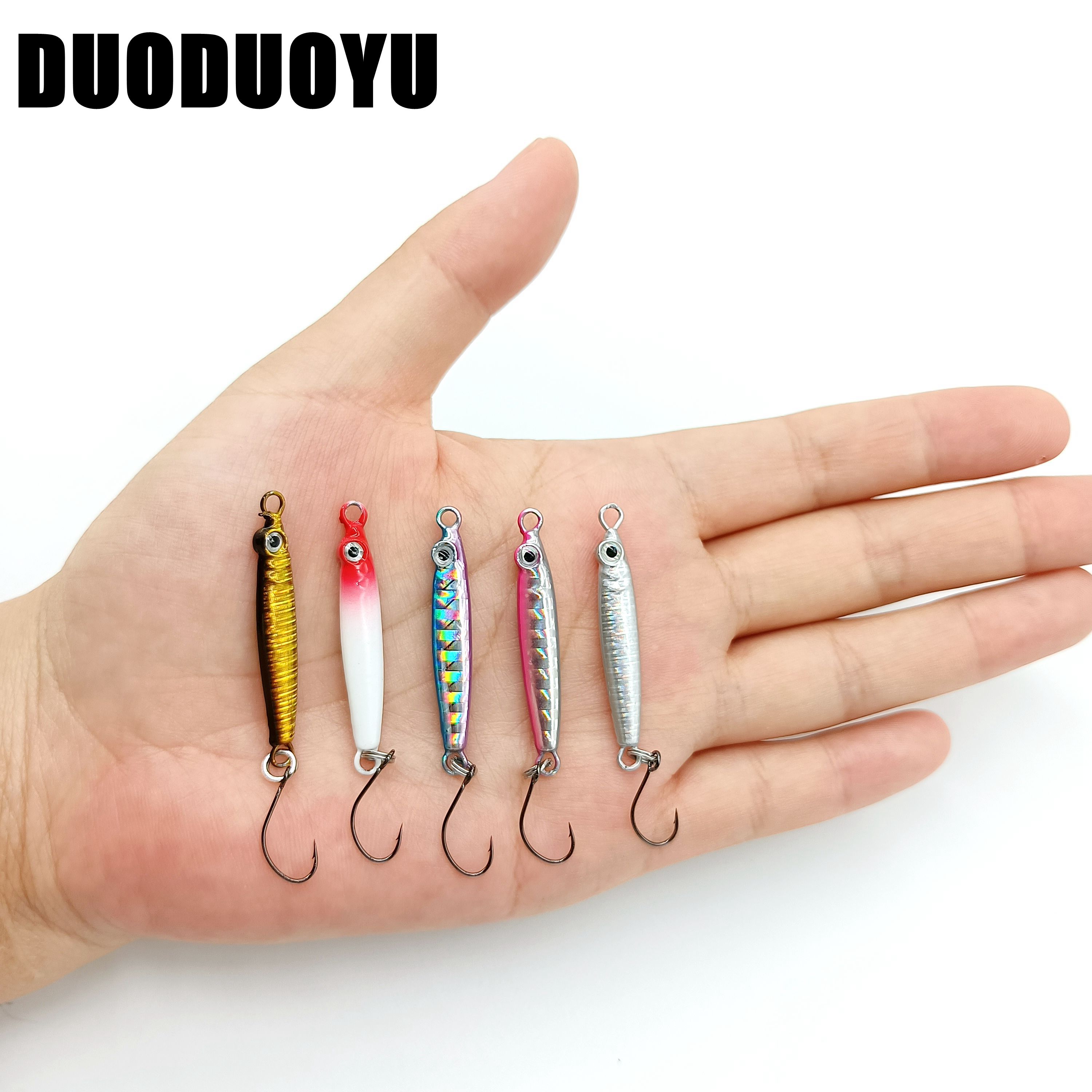 DUODUOYU 5PCS Mini  Metal Jig  - Fishing Lure Soft Plastic ulasan dan harga