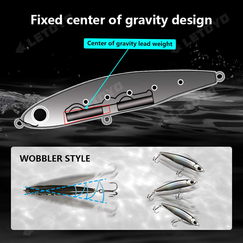 LETOYO Sinking Pencil 17g 12g- - Fishing Lure Swimbait ulasan dan harga