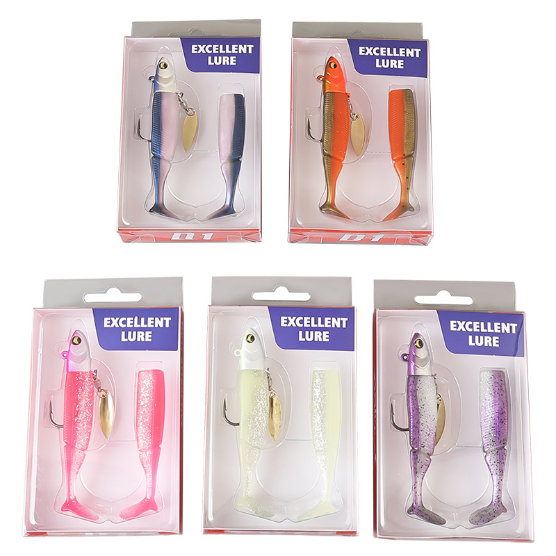 1Pcs Soft Swimbait Fishing Lur - Fishing Lure Blade Bait ulasan dan harga