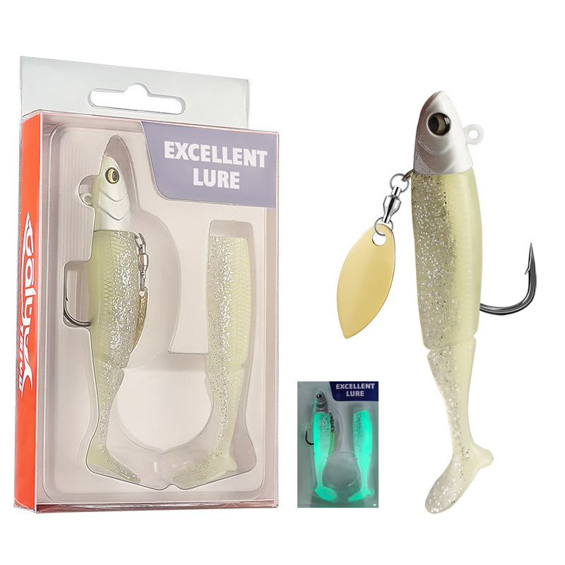 1Pcs Soft Swimbait Fishing Lur - Fishing Lure Blade Bait ulasan dan harga