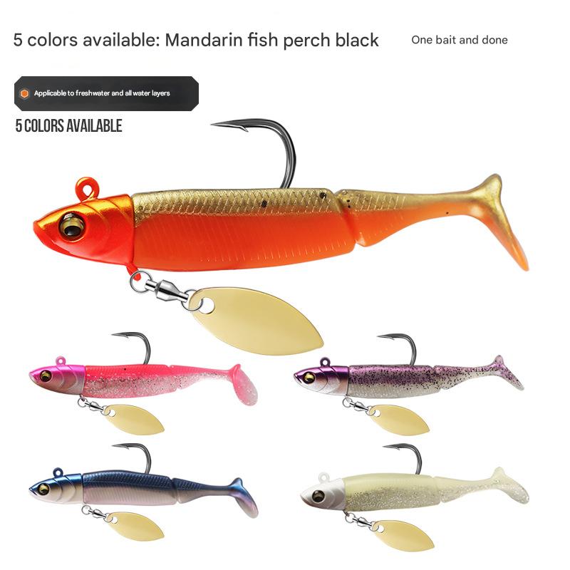 1Pcs Soft Swimbait Fishing Lur - Fishing Lure Blade Bait ulasan dan harga