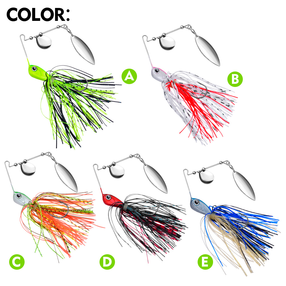 Proberos 10/14g spinner bait f - Fishing Lure Blade Bait ulasan dan harga