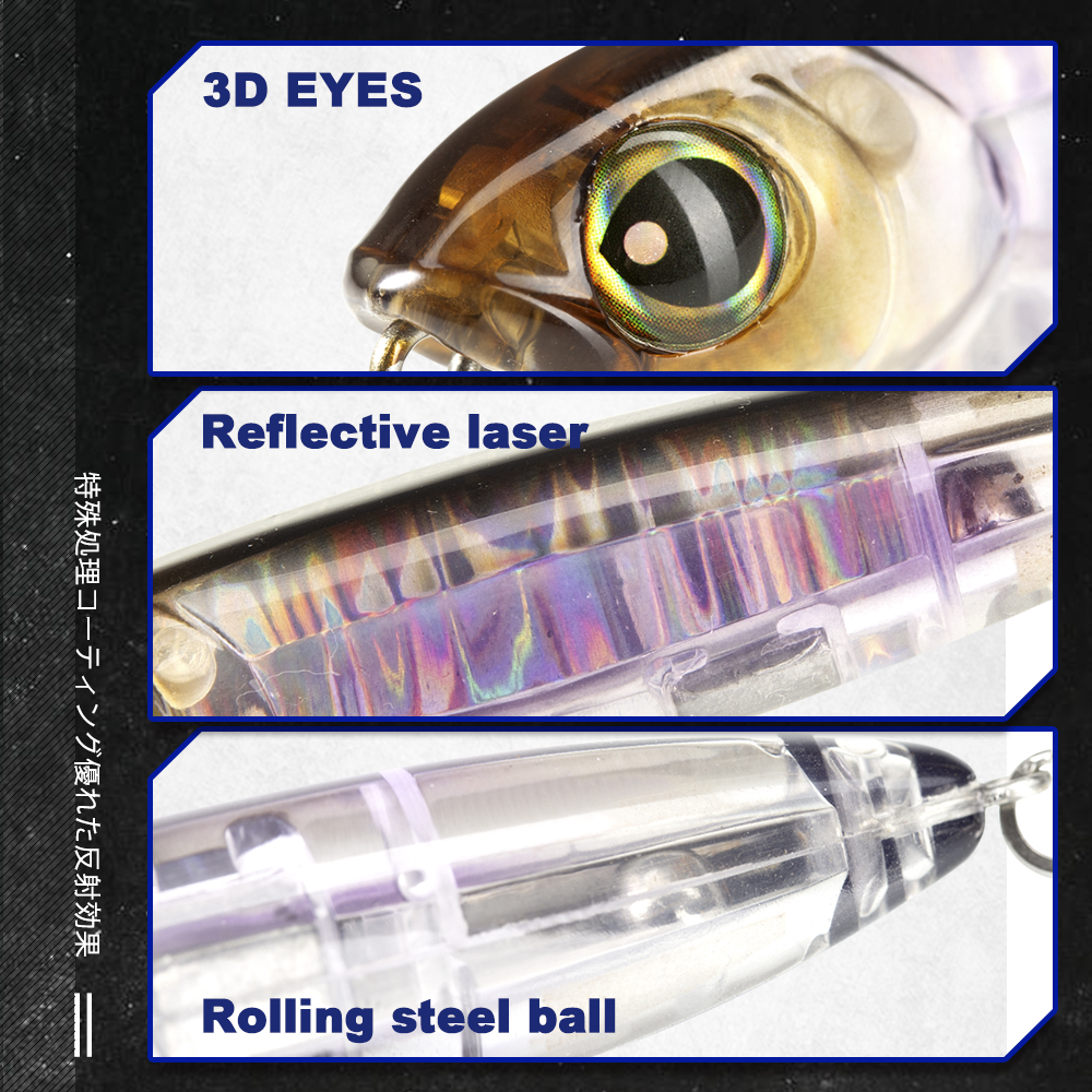 D1 Surface Fishing Lure 3DR Pe - Fishing Lure Buzzbait ulasan dan harga