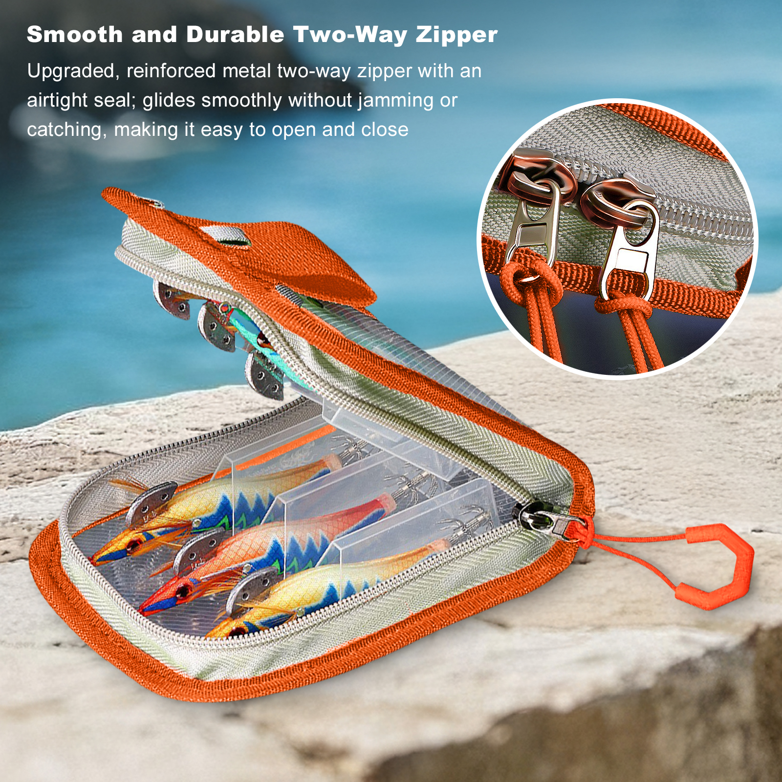 6 Grid Fishing Lure Storage Ba - Fishing Lure Jig ulasan dan harga