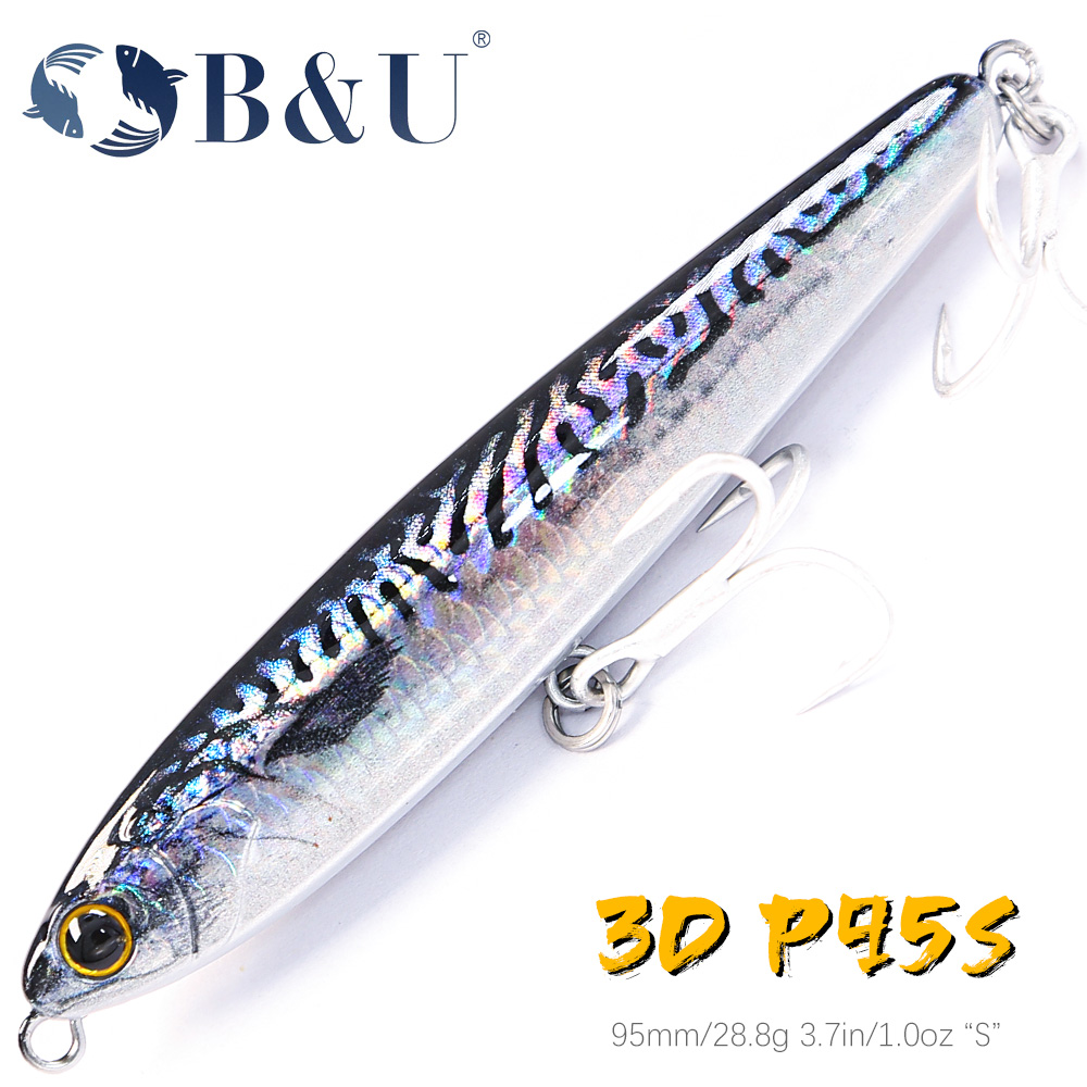 B&U Sinking Pencil Fishing Lur - Fishing Lure Jerkbait ulasan dan harga