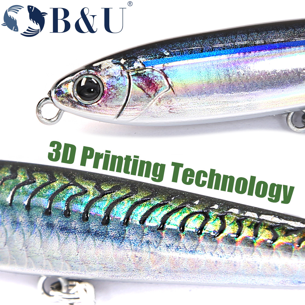 B&U Sinking Pencil Fishing Lur - Fishing Lure Jerkbait ulasan dan harga