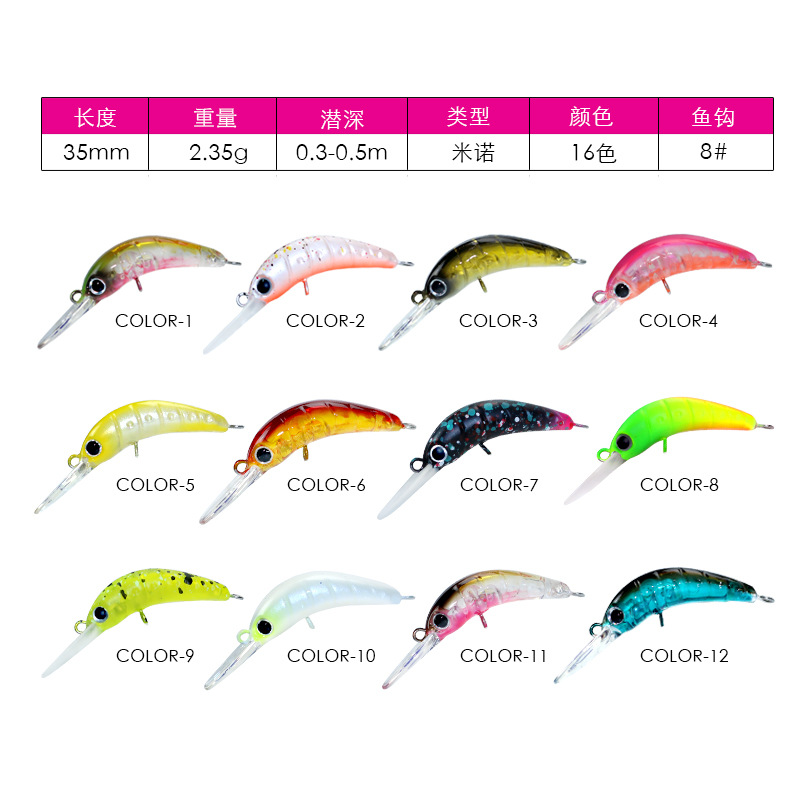 1PCS Fishing Lure 35mm 2.35g F - Fishing Lure Buzzbait ulasan dan harga