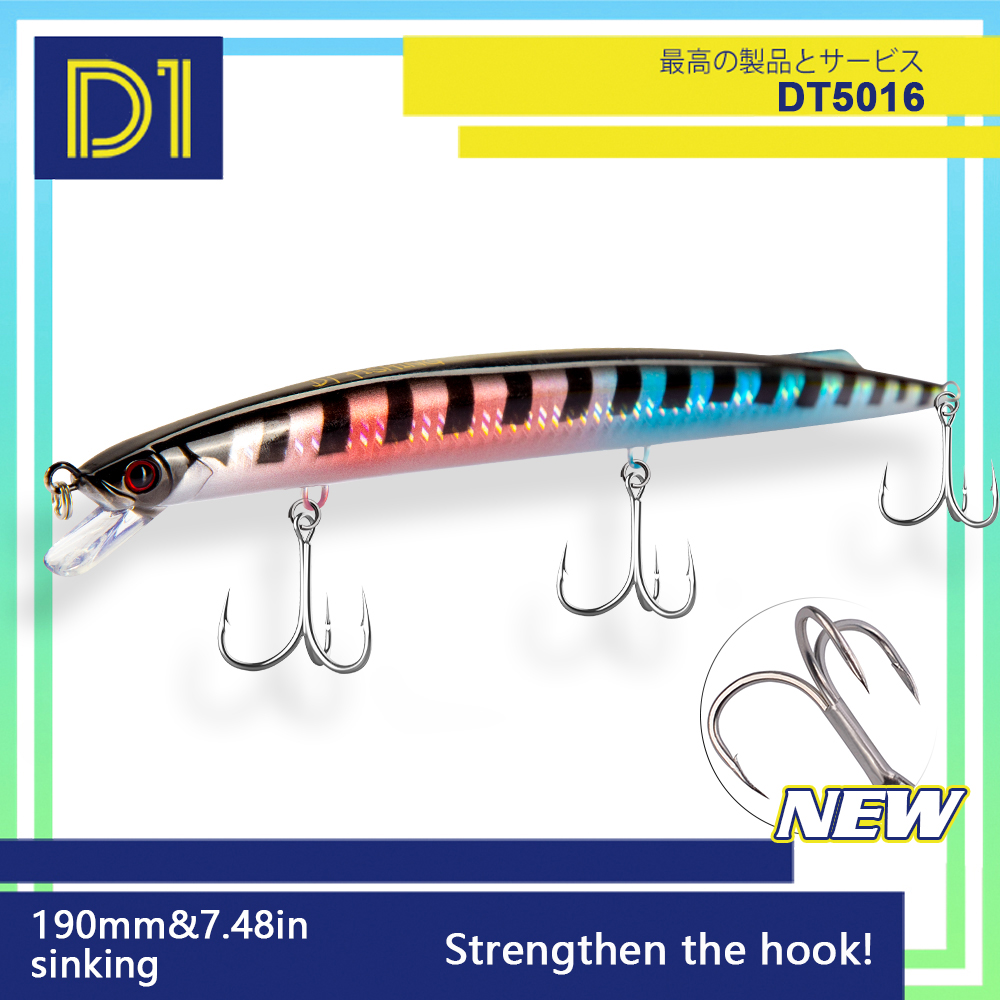 D1 Sea Fishing Minnow Lure 190 - Fishing Lure Jerkbait ulasan dan harga