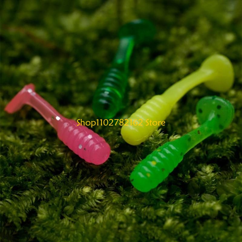 547B 50Pcs Artificial Baits Fi - Fishing Lure Swimbait ulasan dan harga