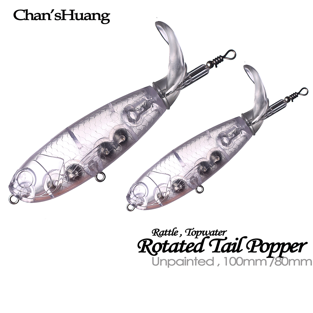 Chan’sHuang 20PCS Unpainted Bl - Fishing Lure Popper ulasan dan harga