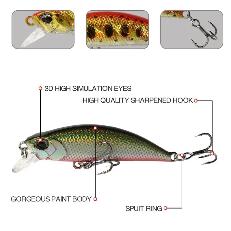 15Pcs Sinking Minnow Fishing L - Fishing Lure Jerkbait ulasan dan harga