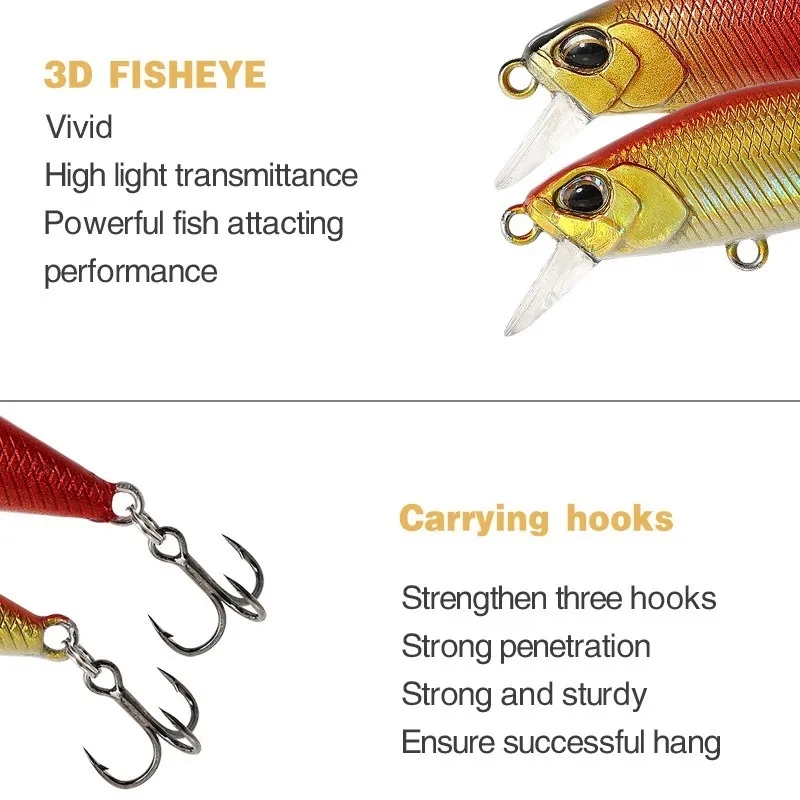 15Pcs Sinking Minnow Fishing L - Fishing Lure Jerkbait ulasan dan harga