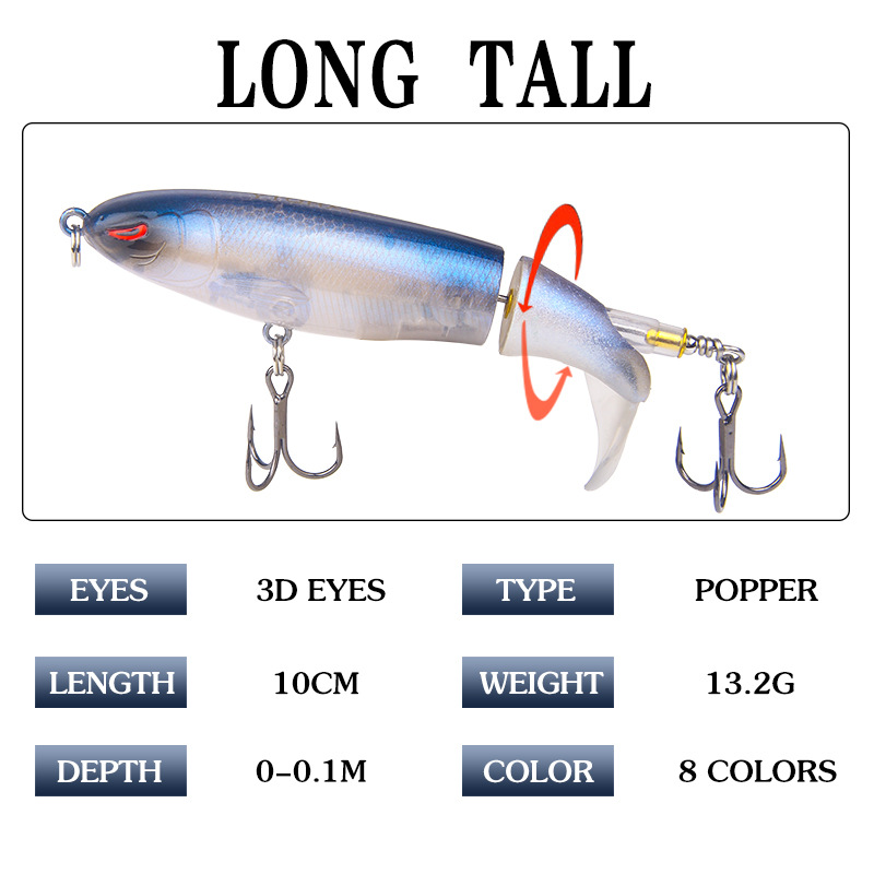 1Pcs 13g/15g35g Topwater Fishi - Fishing Lure Popper ulasan dan harga