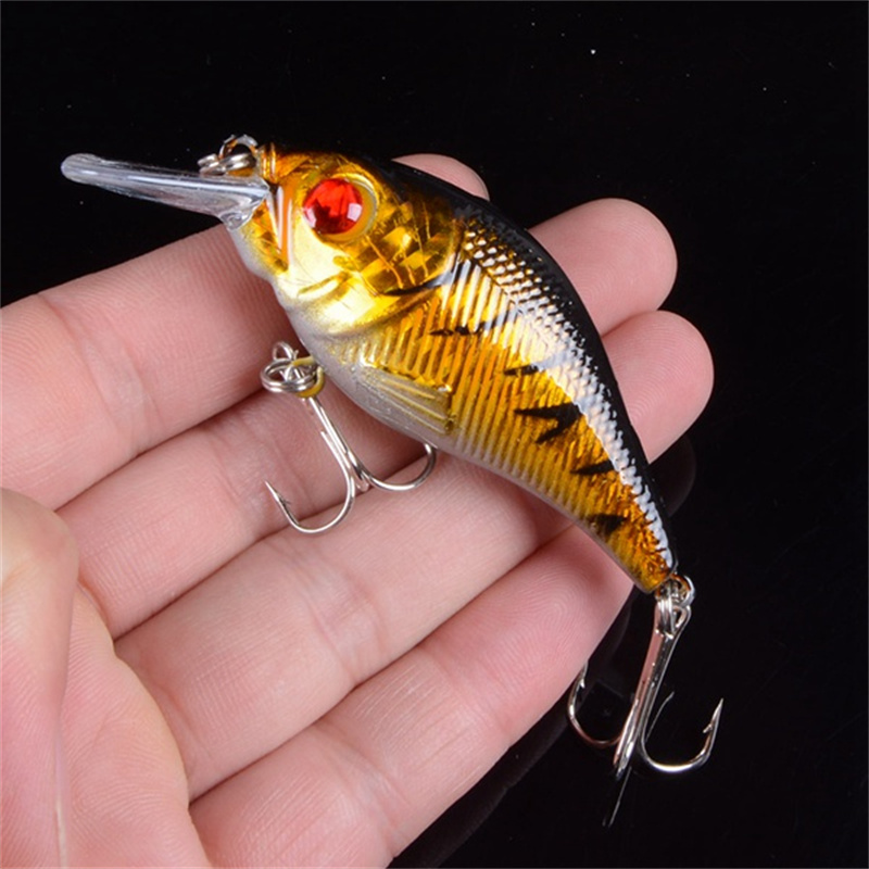 3D Eyes 7.5cm 10.2g Hard VIB L - Fishing Lure Crankbait ulasan dan harga