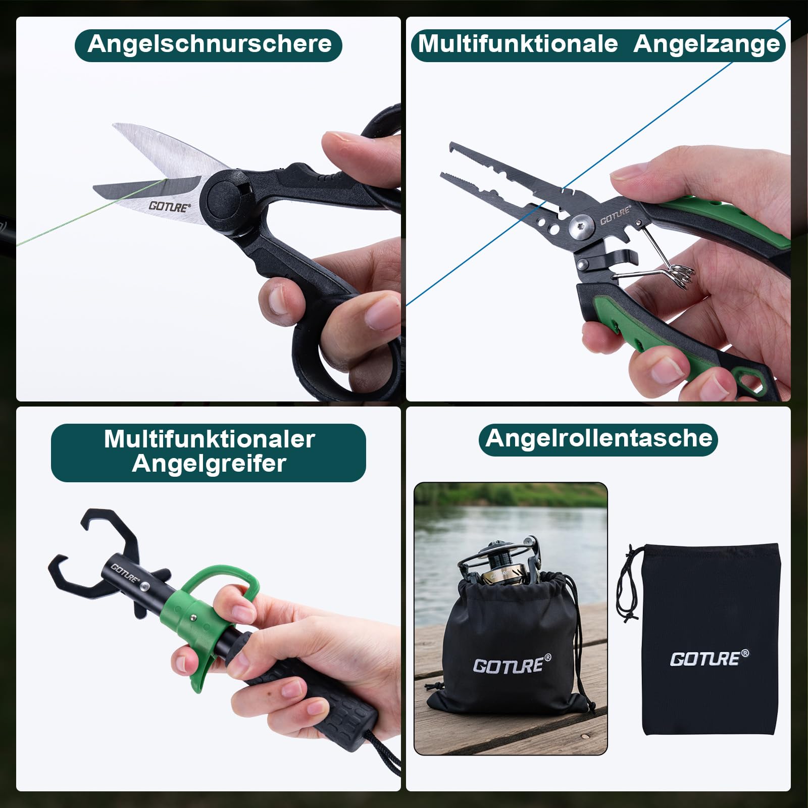 Goture 1.8M-2.7M Carbon Telesc - Fishing Lure Spinner ulasan dan harga