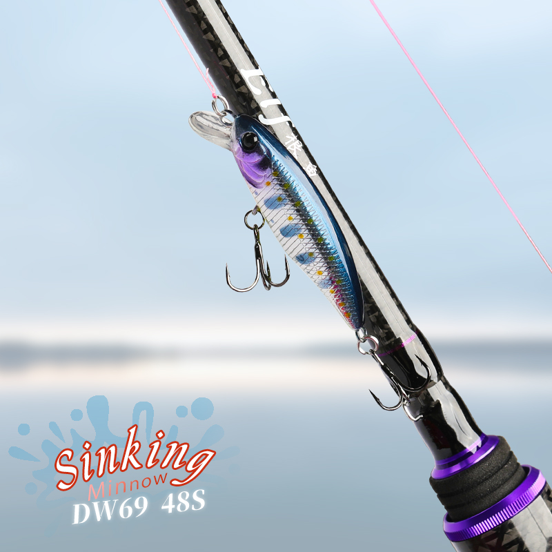 TSURINOYA Fishing Lure DW69 Si - Fishing Lure Jerkbait ulasan dan harga