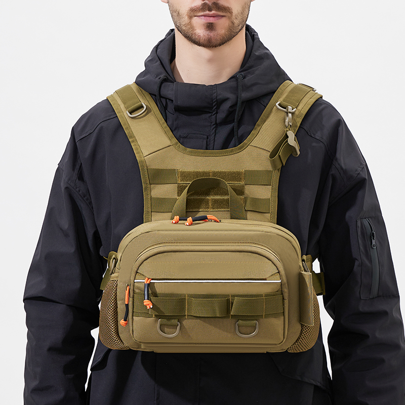 Men Chest Bag Tactical Fishing - Fishing Lure Box ulasan dan harga