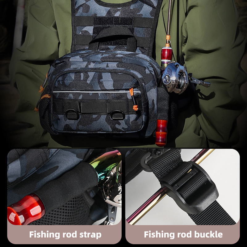 Men Chest Bag Tactical Fishing - Fishing Lure Box ulasan dan harga