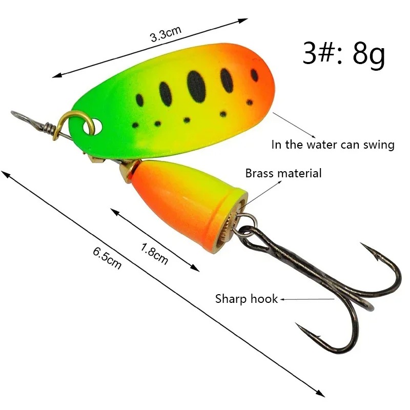 Fishing Spinner Lure 8g Metal  - Fishing Lure Blade Bait ulasan dan harga