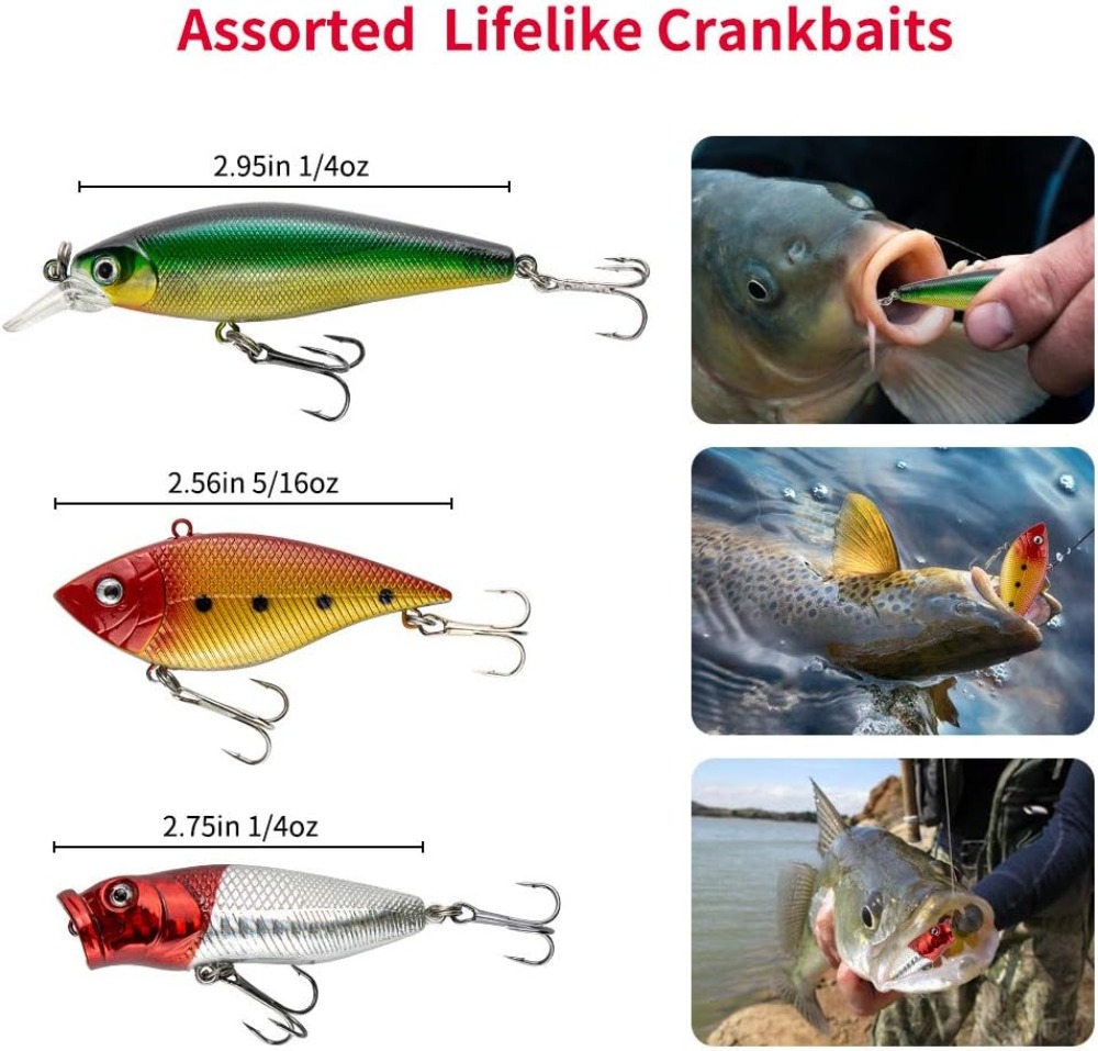 78Pcs Fishing Lures Kit for Ba - Fishing Lure Spoon ulasan dan harga