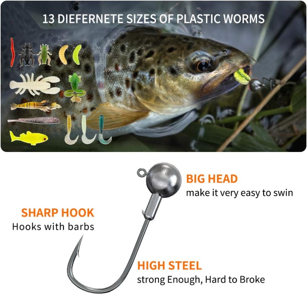 78Pcs Fishing Lures Kit for Ba - Fishing Lure Spoon ulasan dan harga