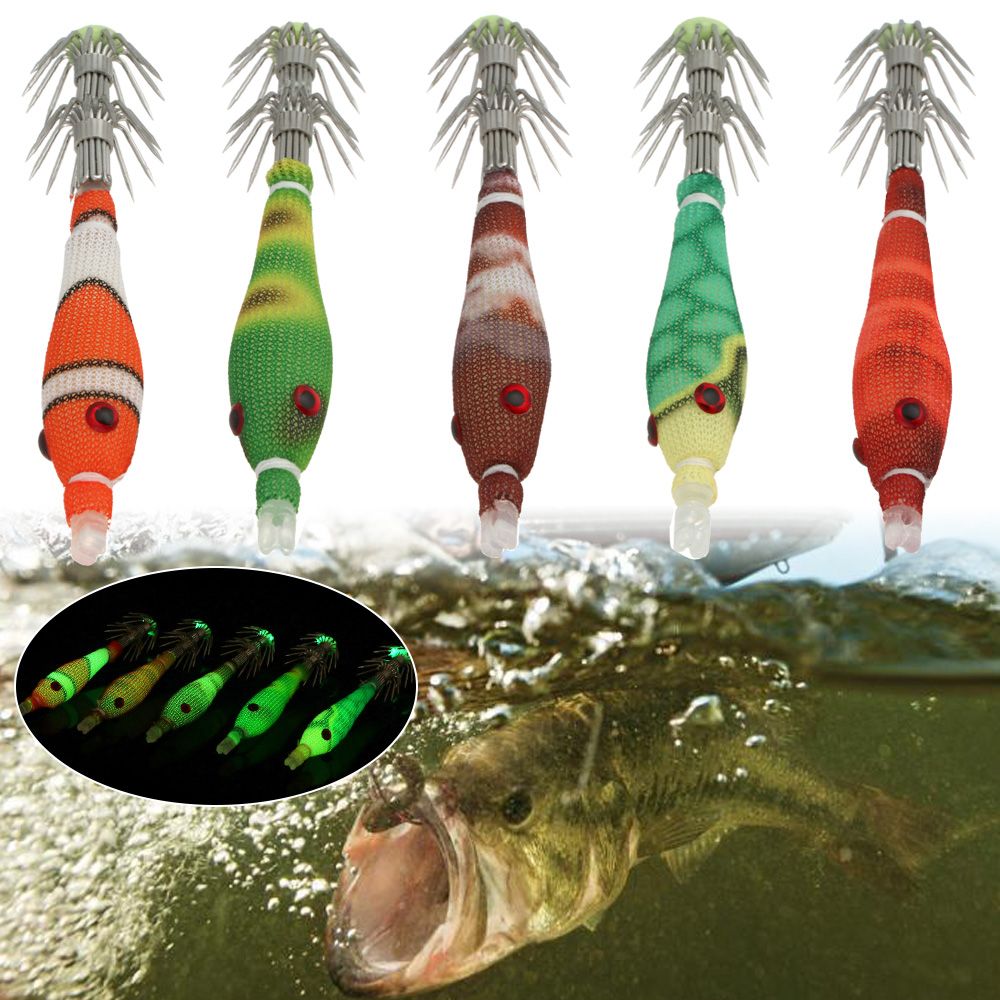 5pcs 60mm 3.3g Mini Squid Tata - Fishing Lure Buzzbait ulasan dan harga