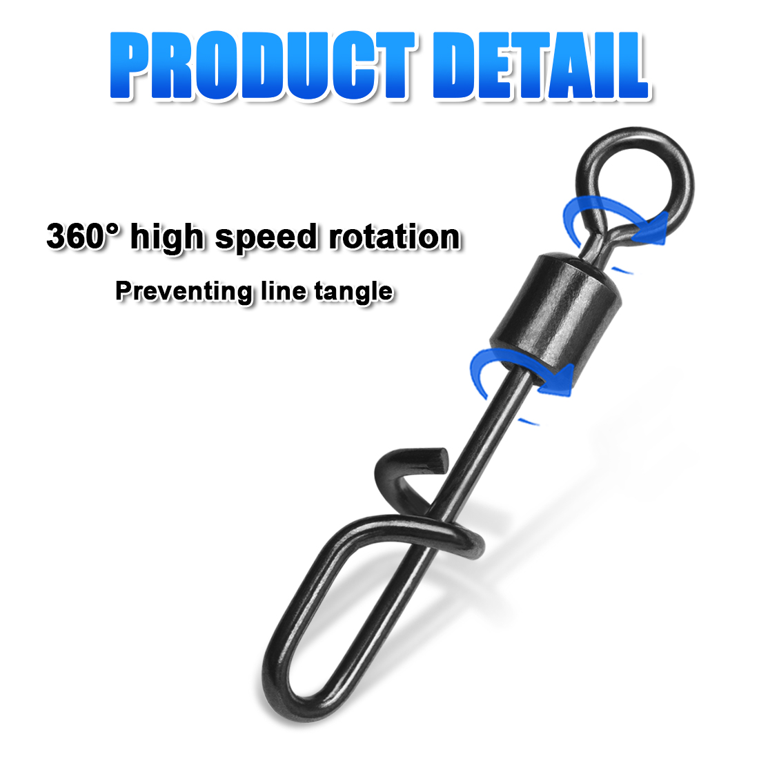 FishTrip Fishing Swivel Snap T - Fishing Lure Accessories ulasan dan harga