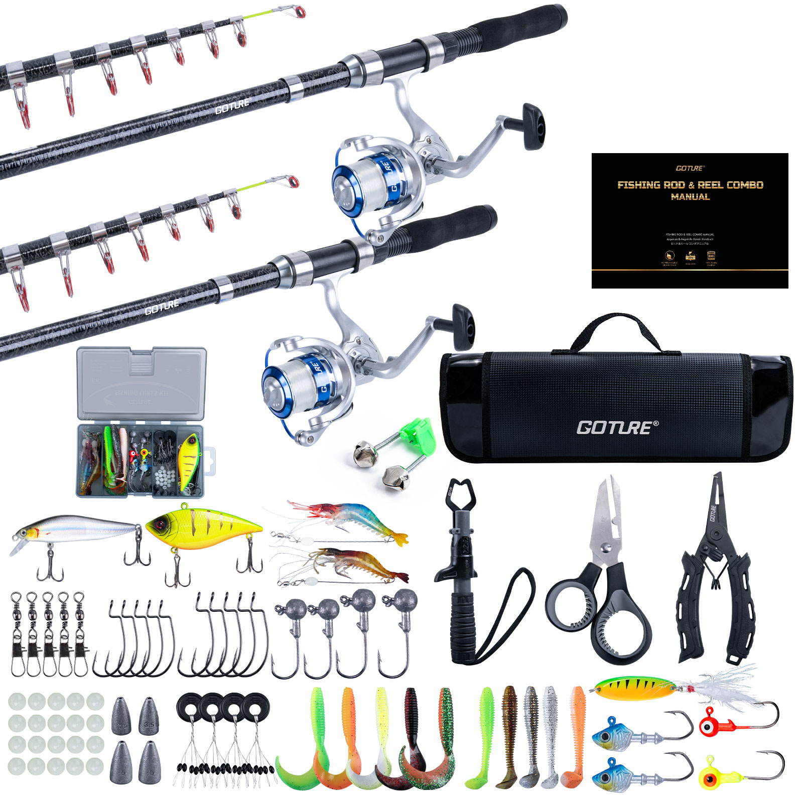 Goture Double Spinning Fishing - Fishing Lure Buzzbait ulasan dan harga