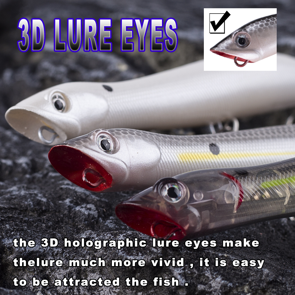 AYWFISH 8CM 6.2G Baby Popper F - Fishing Lure Popper ulasan dan harga